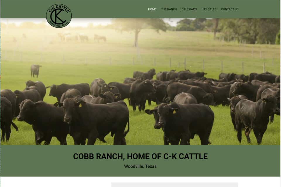 Cobb Ranch, Home of C-K Cattle by Permian Electrical Resources