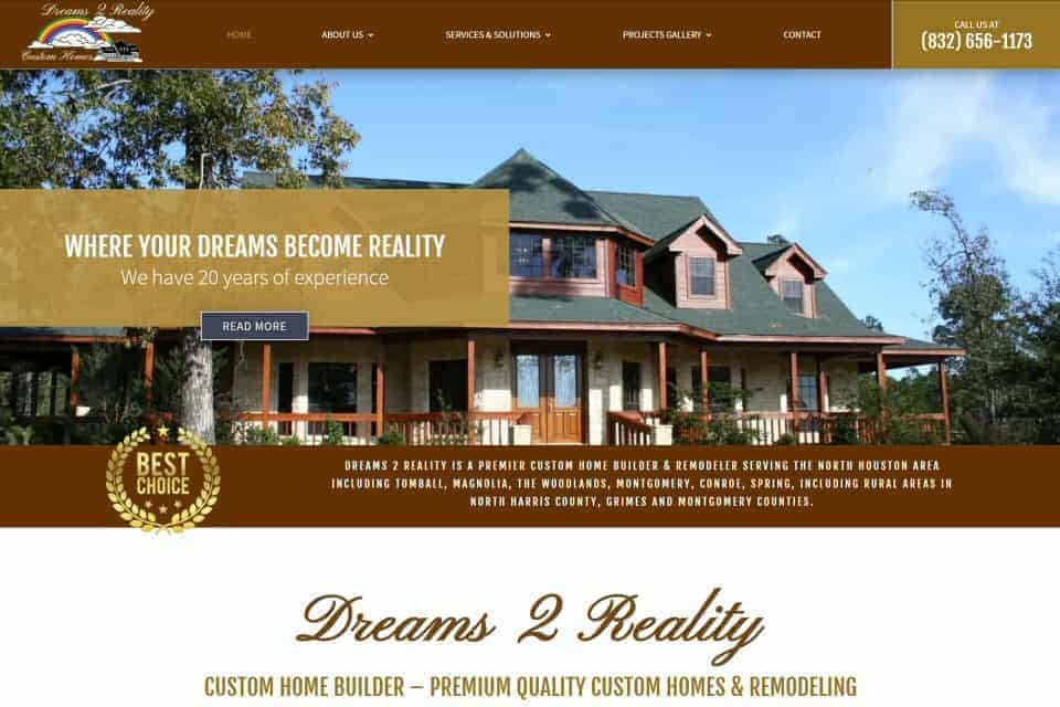 Dreams 2 Reality Custom Homes & Remodeling by Permian Electrical Resources